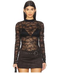 OW Collection - Lydia Lace Bodysuit - Lyst
