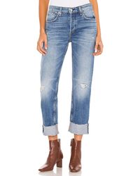 Rag & Bone Rosa Boyfriend Jean - Blau