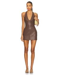 Nakedvice - Vestido Apollo En Color Marrón Talla (También En M, S, Xl, Xs) - Lyst
