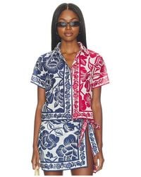 FARM Rio - Cashew And Birds Shirt - Lyst