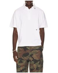 Rhude - Short Sleeve Jersey Polo Shirt - Lyst