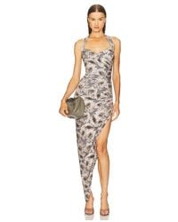 Norma Kamali - Abendkleid Mit Seitlicher Drapierung Cayla - Lyst