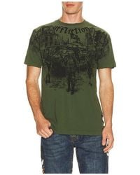 Affliction - Ghost Army Short Sleeve Tee - Lyst