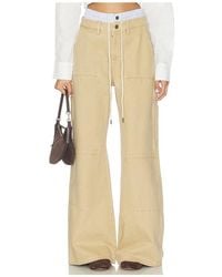 Monse - Double Waistband Wide Leg Pant - Lyst