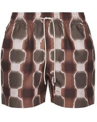 Oas - Sable Totemic Swim Shorts - Lyst