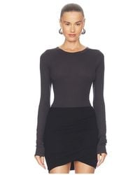 Enza Costa - Silk Rib Essential Crew - Lyst