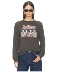 Junk Food - The Beatles Raglan Crew Fleece Sweatshirt - Lyst