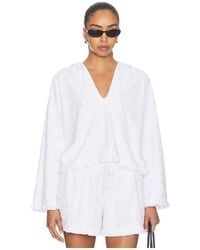 Bobi - PULL À CAPUCHE PULLOVER HOODIE en White - Lyst