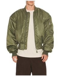 Entire studios - Cropped Broad Bomber - Lyst