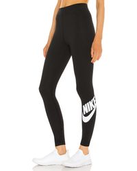 Nike Cotton Leg-a-see Flip Futura Leggings in Black - Lyst