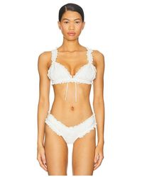 For Love & Lemons - Edie Eyelet Bralette - Lyst