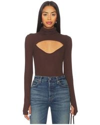 Michael Lauren - Cade Long Sleeve Top Turtle Neck Top - Lyst