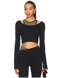 P.E Nation - Sutton Long Sleeve Cropped Top - Lyst