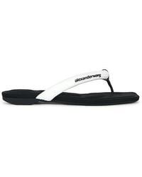 Alexander Wang - Jenna Tubular Flat Thong Sandal - Lyst