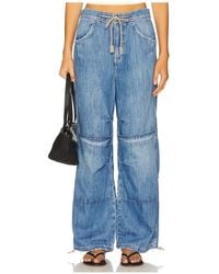 Free People - X We The Free Logan Cinched Cargo Jean - Lyst