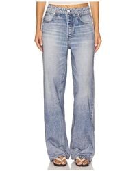 Rag & Bone - Miramar Terry Wide Leg Jeans - Lyst