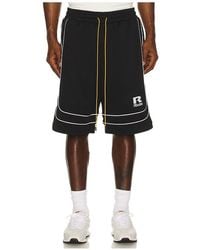 Rhude - Pantalón Corto De Baloncesto Baggy Mesh En Color Negro Talla (También En S, Xl/1X, Xxl/2X) - Lyst