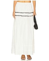 WeWoreWhat - Tiered Midi Skirt - Lyst