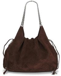 Tory Burch - Fleming Suede Large Tote Bag - Lyst