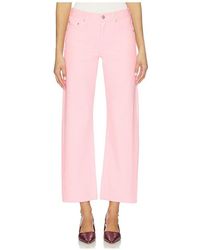 Pistola - Lexi Mid Rise Bowed Straight Jeans - Lyst