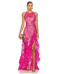 Bronx and Banco - X Revolve Sicilia Sequin Maxi Dress - Lyst