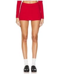 Frankie's Bikinis - Marialla Cloud Knit Skort - Lyst