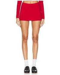 Frankie's Bikinis - Marialla Cloud Knit Skort - Lyst