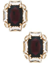 Anton Heunis - Omega Clasp Square Stud - Lyst