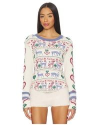 Free People - X We The Free Blissful Layering Tee - Lyst