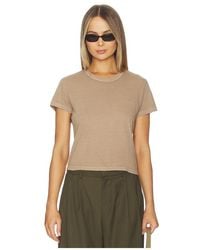 James Perse - Shrunken Crew Neck Tee - Lyst