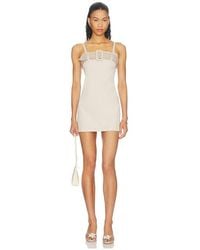 MY BEACHY SIDE - Alba Strap Denim Strap Mini Dress - Lyst