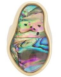 Ettika - Ring Abalone Hidden Gem - Lyst