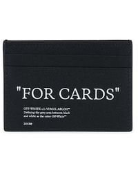 Off-White c/o Virgil Abloh - Quote Card Case - Lyst