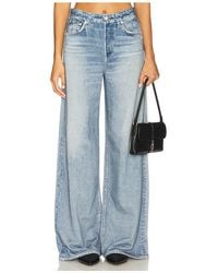 Rag & Bone - Pierna Ancha Miramar Terry Sofie En Color Azul Talla (También En 24, 25, 26, 27, 28, 32, 33, 34) - Lyst