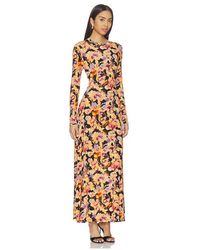 amaya floral long sleeve dress ulla johnson Ulla Johnson Amaya Long Sleeve Dress In Moonflower - 70% Off