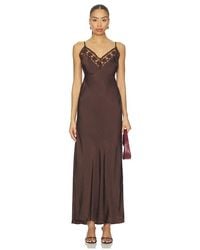 Bardot - Bonita Lace Trim Maxi Dress - Lyst