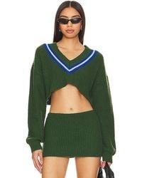 Champion - X Danielle Guizio Crop Rib Knit Pullover Sweater - Lyst