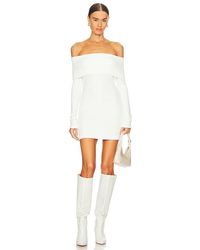 Enza Costa - X Revolve Off-shoulder Sweater Mini Dress - Lyst