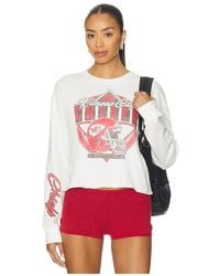 Junk Food - Chiefs Helmet Crop Sweatshirt - Lyst