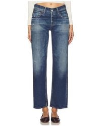 Moussy - Ridgefield Straight Low Jeans - Lyst