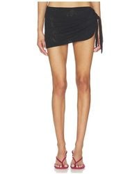 Frankie's Bikinis - Atlas Knit Mini Skirt - Lyst