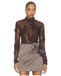 AKNVAS - Freja Lace Top - Lyst