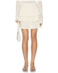 Susana Monaco - Light Merino Tiered Sweater Skirt - Lyst