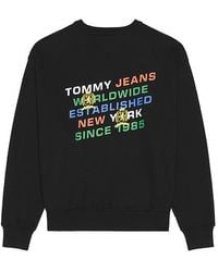 Tommy Hilfiger - Varsity Crest Crew Sweatshirt - Lyst
