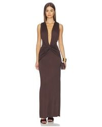 Shona Joy - Miro Sleeveless Plunged Maxi Dress - Lyst