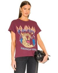 Daydreamer Def Leppard American Tour Tee - Multicolor