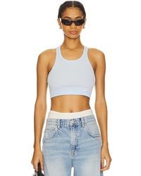 Alexander Wang - Cropped Classic Racer Tank - Lyst