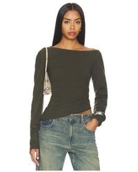 Helmut Lang - Draped Asym Top - Lyst