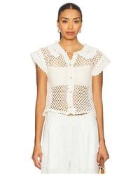 Free People - Lily Crochet Top - Lyst