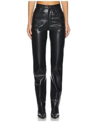 Agolde - Pantalones Rectos De Talle Alto 90's Pinch Waist En Color Negro Talla (También En 26, 28, 29, 30, 32, 33, 34) - Lyst